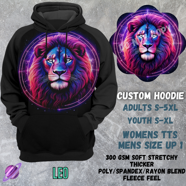 LEO -CUSTOM HOODIES RE-RUN PREORDER CLOSING 5/11