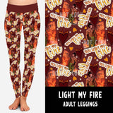 LUCKY IN LOVE-LIGHT MY FIRE LEGGINGS/JOGGERS