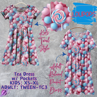 LOLIPOPS - Adult & Kids - Tea Dress Run- Preorder Closing 5/13