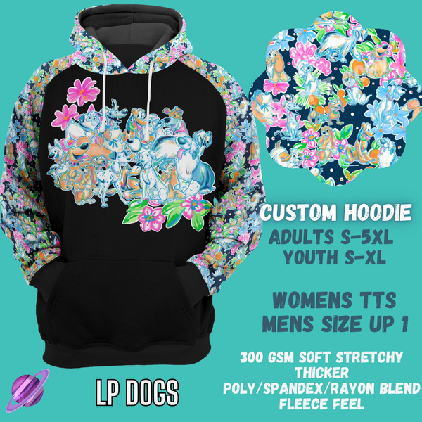 LP DOGS HOODIE-OUTFIT RUN PREORDER CLOSING 1/10 -CUSTOM HOODIES RE-RUN PREORDER CLOSING 5/11