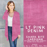 Batch #481 - Colorful Denim - Closes 1/26 - ETA late March - Lt Pink Denim Cardigan