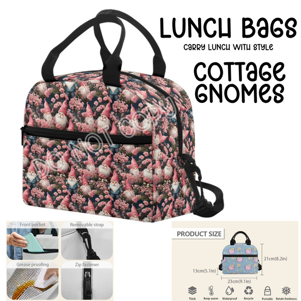 COTTAGE GNOMES - LUNCH BAGS