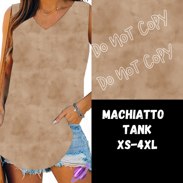 MACHIATO - V-NECK TANK - COLORBLAST PPO-PREORDER CLOSING 5/9