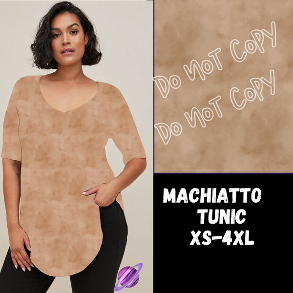 MACHIATO - V-NECK TUNIC - COLORBLAST PPO-PREORDER CLOSING 5/9