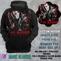 CUSTOM HOODIES 3-MASK SLASHER-PREORDER CLOSING 7/28