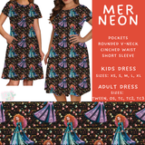 Batch #487 - Neon Princess - Closes 2/9 - ETA early/mid April - Mer Neon Adult & Kids Dresses