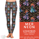 Batch #487 - Neon Princess - Closes 2/9 - ETA early/mid April - Mer Neon Full and Capri Length Leggings