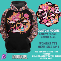 MOON GIRL HOODIE-OUTFIT RUN PREORDER CLOSING 1/10 -CUSTOM HOODIES RE-RUN PREORDER CLOSING 5/11