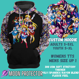 CUSTOM HOODIES 3-MOON PROTECTOR-PREORDER CLOSING 7/28