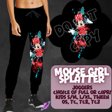 MOUSE GIRL SPLATTER- 4 STYLES OF BOTTOMS-PREORDER CLOSING 1/21