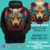 CUSTOM HOODIES 3-MYSTIC WOLF-PREORDER CLOSING 7/28
