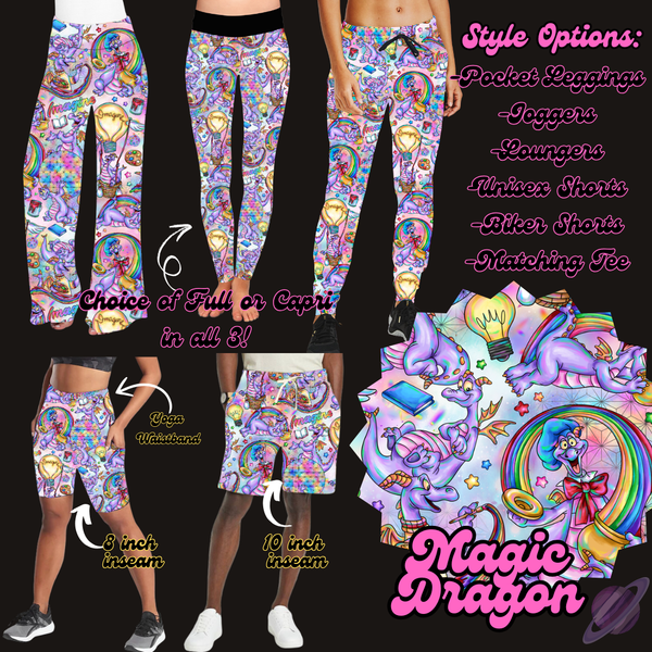 MAGIC DRAGON- LEGGING/JOGGER/LOUNGER/SHORTS - BATCH 102 PREORDER CLOSING 3/9