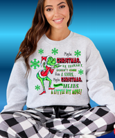 XMAS IN JULY-MEAN ONE 3- CREWNECK SWEATSHIRT