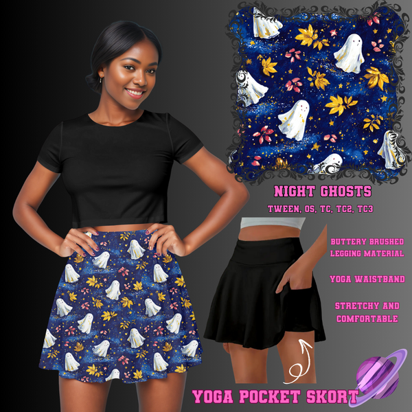 NIGHT GHOSTS - POCKET SKORT RUN 2 - PREORDER CLOSING 5/21