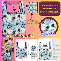 NAUTICAL - Re-Usable Shopping Bags PREORDER Closing 1/15