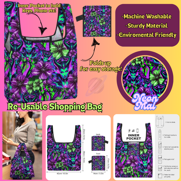 NEON MAL - Re-Usable Shopping Bags PREORDER Closing 1/15