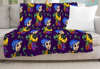 BUTTON EYES- GIANT SHAREABLE THROW BLANKET