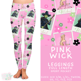 Batch #485 - Fun Run 19 - Closes 2/4 - ETA early April - Pink Wick Full Length Leggings