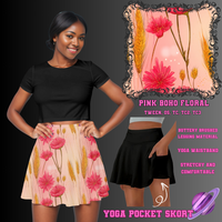 PINK FLORAL - POCKET SKORT RUN 2 - PREORDER CLOSING 5/21