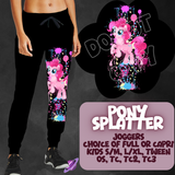 PONY SPLATTER- 4 STYLES OF BOTTOMS-PREORDER CLOSING 1/21