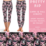 Ready To Ship - Pretty RIP Full Length Leggings - Square Pocket TC2