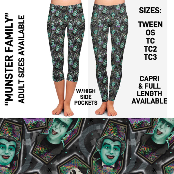RTS - Munster Family Leggings with High Side Pockets