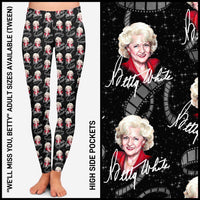 RTS - We'll Miss You Betty Leggings with Pockets