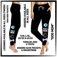 RTS - Dog Mom Leggings with High Side Pockets