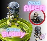 PRED ALIEN-3D PRINTED STRAW BUDDY