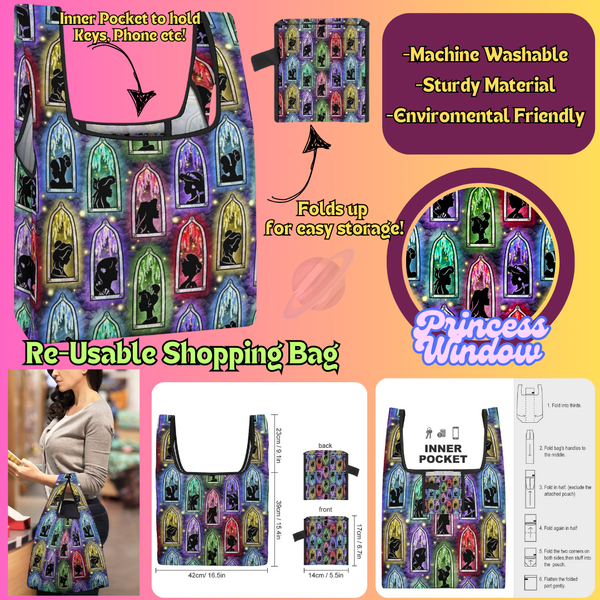 PRINCESS WINDOW - Re-Usable Shopping Bags PREORDER Closing 1/15