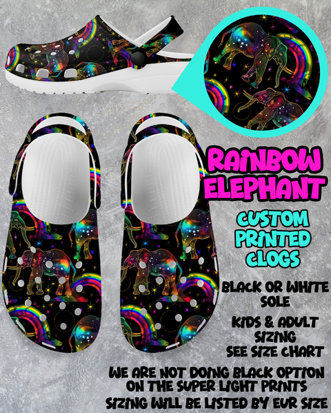 RAINBOW ELEPHANT - CLOG RUN 6 - PREORDER CLOSING 3/4