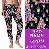 Batch #487 - Neon Princess - Closes 2/9 - ETA early/mid April - Rap Neon Full and Capri Length Joggers