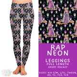 Batch #487 - Neon Princess - Closes 2/9 - ETA early/mid April - Rap Neon Full and Capri Length Leggings