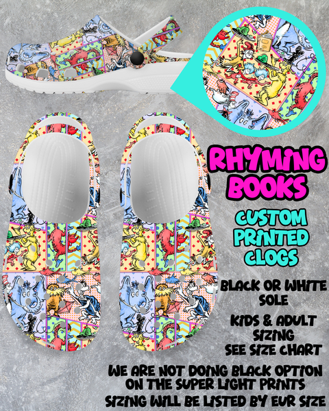 RHYMING BOOKS - CLOG RUN 6 - PREORDER CLOSING 3/4