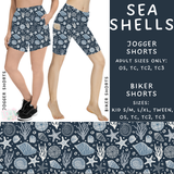 Ready to Ship - Sea Shells Biker Shorts - TC2