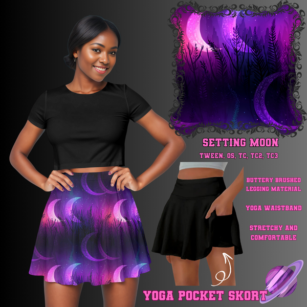 SETTING MOON - POCKET SKORT RUN 2 - PREORDER CLOSING 5/21