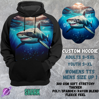 SHARK -CUSTOM HOODIES RE-RUN PREORDER CLOSING 5/11