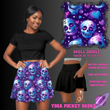SKULL DOODLE - POCKET SKORT RUN 2 - PREORDER CLOSING 5/21