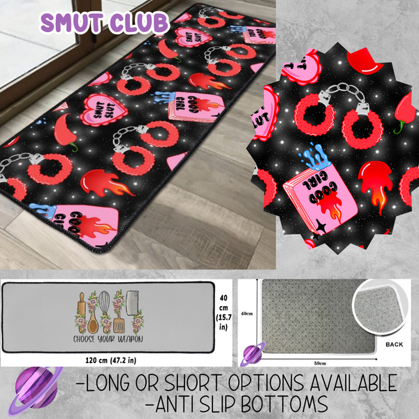 SMUT CLUB - CUSTOM FLOOR MAT RUN 3 -PREORDER CLOSES 4/30