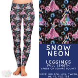 Batch #487 - Neon Princess - Closes 2/9 - ETA early/mid April - Snow Neon Full and Capri Length Leggings