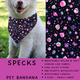 Batch #486 - Pet Gear Collection - Closes 2/6 - ETA early April - Specks Pet Collar Bandana