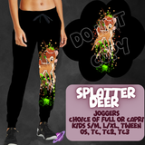 SPLATTER DEER - 4 STYLES OF BOTTOMS-PREORDER CLOSING 1/21