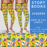 Ready To Ship - Story Books - Full Length Joggers TC - Capri Joggers TC2