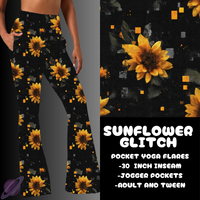 SUNFLOWER GLITCH-YOGA FLARES 7-PREORDER DUE 10/2