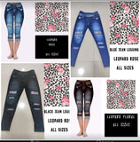 LEGGING JEAN RUN-LEOPARD ROSE (ACTIVE BACK POCKETS)