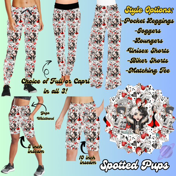 SPOTTED PUPS- LEGGING/JOGGER/LOUNGER/SHORTS - ALL THINGS MAGICAL PREORDER CLOSING 2/4