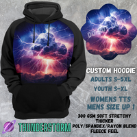 THUNDERSTORM -CUSTOM HOODIES RE-RUN PREORDER CLOSING 5/11