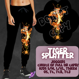 TIGER SPLATTER- 4 STYLES OF BOTTOMS-PREORDER CLOSING 1/21
