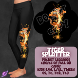 TIGER SPLATTER- 4 STYLES OF BOTTOMS-PREORDER CLOSING 1/21