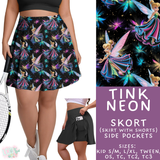 Batch #487 - Neon Princess - Closes 2/9 - ETA early/mid April - Tink Neon Skort